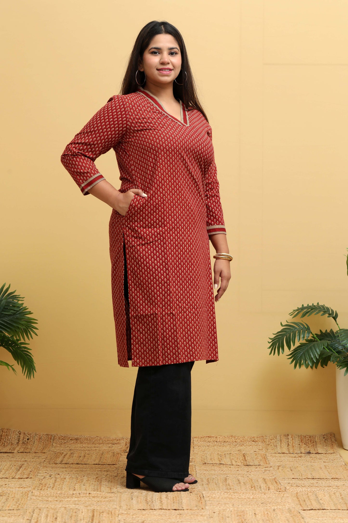 Nitya Terra Brick Red