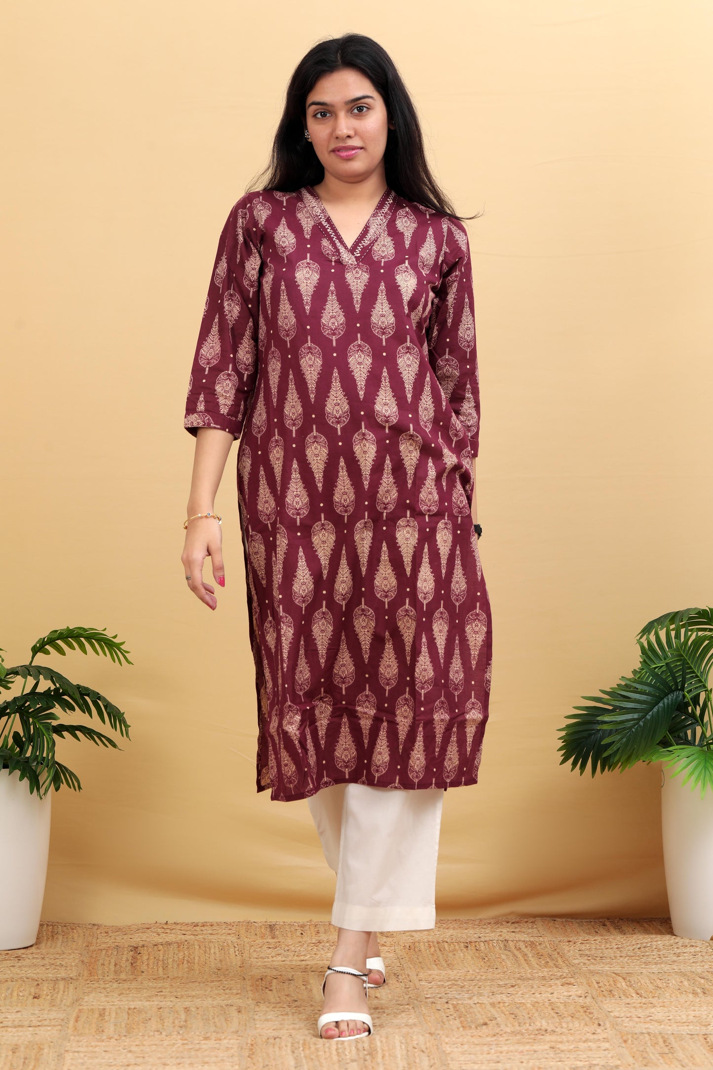Nitya Berry Maroon