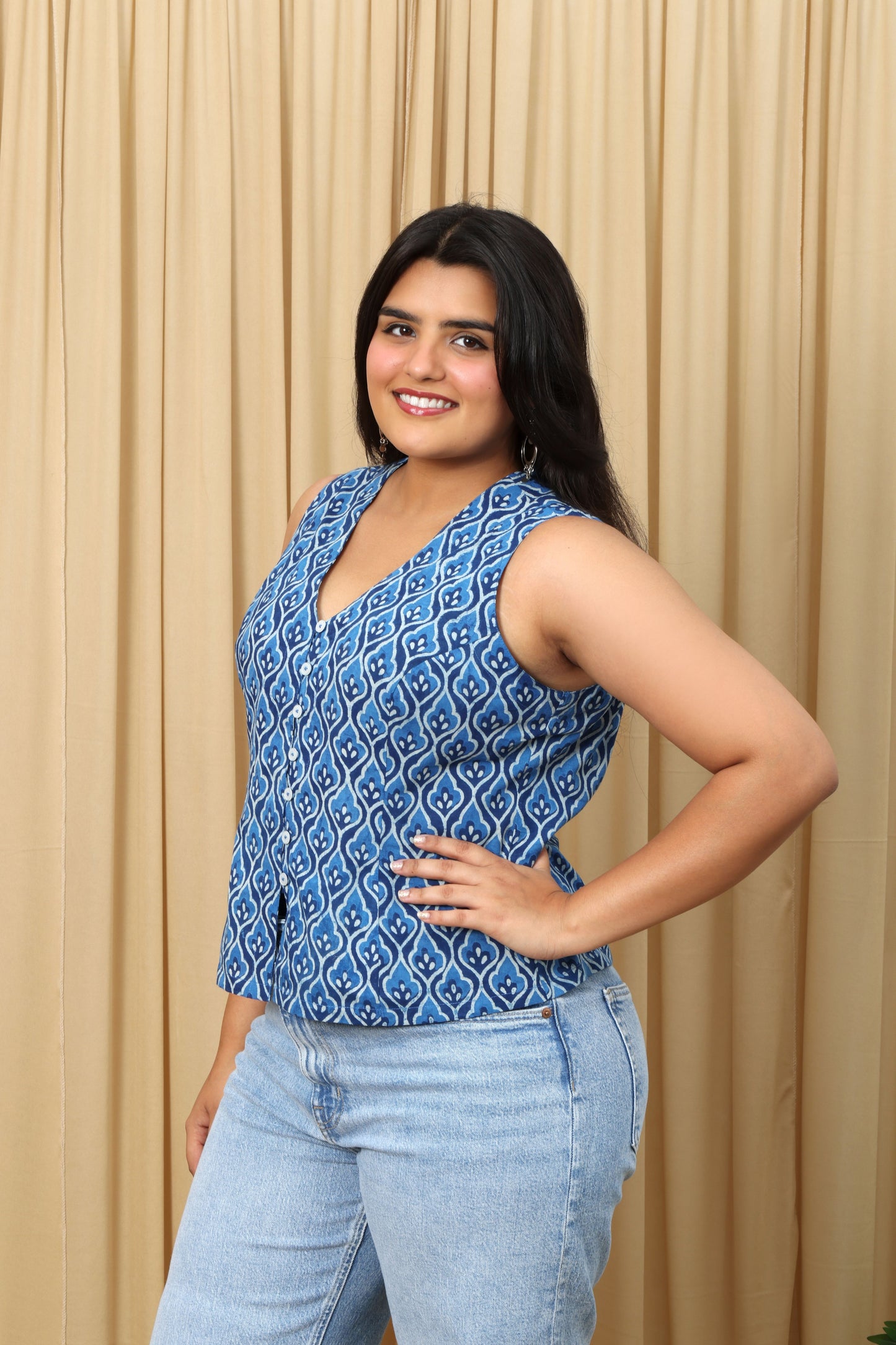 Mehek Waistcoat Top