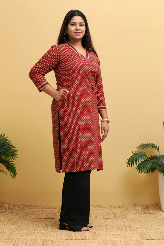 Nitya Terra Brick Red