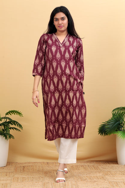 Nitya Berry Maroon