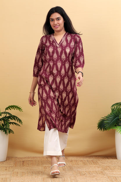 Nitya Berry Maroon