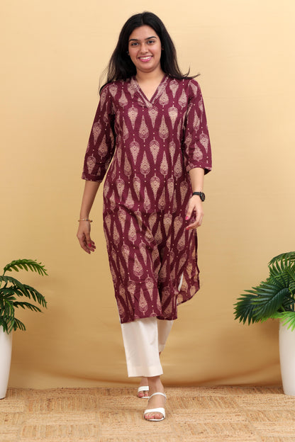 Nitya Berry Maroon