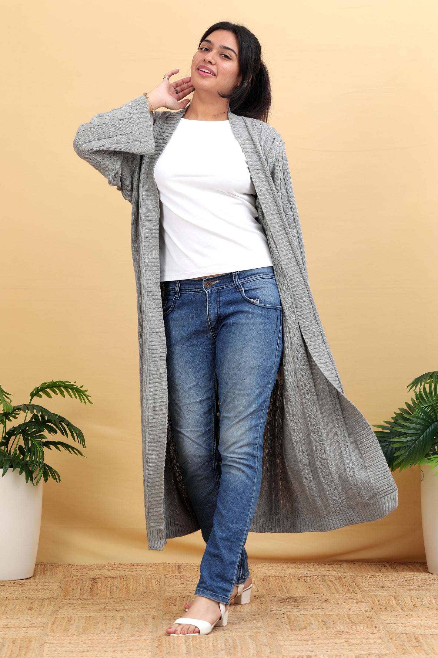 Kalpa Knitted Shrug